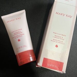 New Lot of 2 Mary Kay Pink Clay Mask Dry to Oily Skin. FULL SIZE